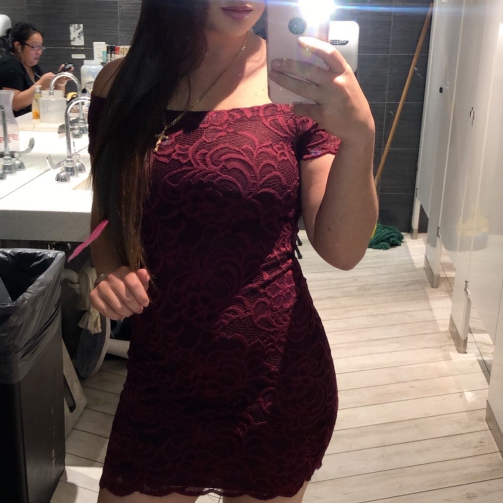 Ambiance floral lace dress size S
